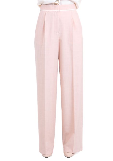 Pantalone a vita alta in misto lana FORTE FORTE | Pantaloni | 14327MYPANTS1552